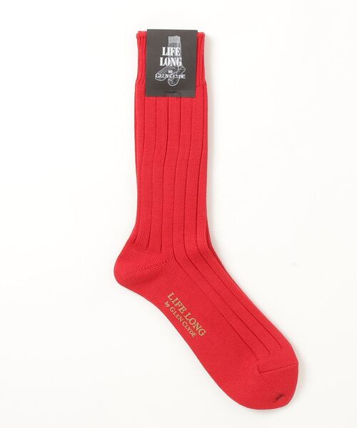 GLENCLYDE】LIFELONG永久保証ソックス カジュアル中厚クルーリブ