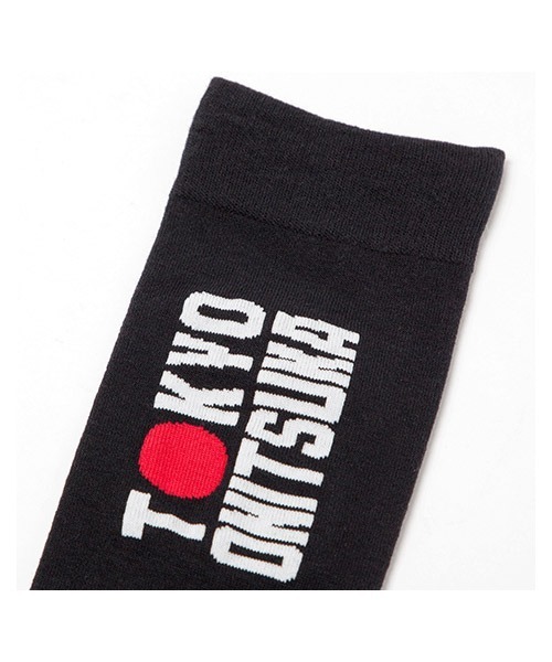 【匿名】patou onitsukatiger　靴下　ソックス　フリル 黒　S MIDDLE SOCKS / ミドルソックス（ソックス/靴下）｜Onitsuka
