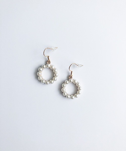 パールサークルピアス（ピアス（両耳用））｜TIMELESS&THREE