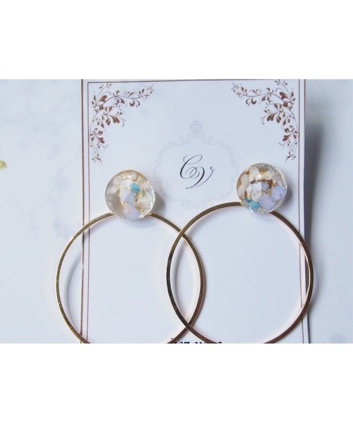 リング Vous Hana Maru Maru Vous Chez Hana リング ピアス Ma ピアス 両耳用 Tone トーン のファッション