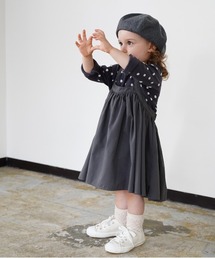 quoti use fith | トロツイルひざ下丈ワンピース(ワンピース)