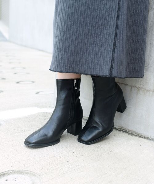 SHIPS（シップス）の「【WEB限定】ニュアンスカラーバリエーションブーツ◇（ブーツ・レディース・ライトブルー/ブラック/ベージュ/ブラウン/オフホワイト/ミント・80/70/60/55）」の19枚目の写真