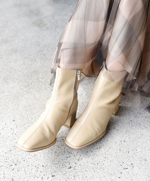 SHIPS（シップス）の「【WEB限定】ニュアンスカラーバリエーションブーツ◇（ブーツ・レディース・ライトブルー/ブラック/ベージュ/ブラウン/オフホワイト/ミント・80/70/60/55）」の22枚目の写真