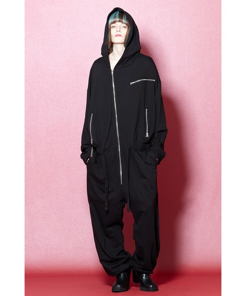 ankoROCK(アンコロック)の「フーディーライダースツナギ(つなぎ/オールインワン・メンズ・A・ONE SIZE)」の2枚目の写真