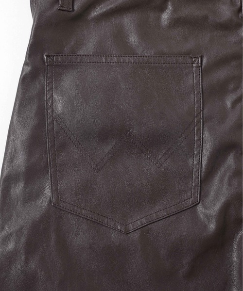 Wrangler（ラングラー）の「Wrangler Womens SYNTHETIC LEATHER FRARE OVERALL WI1393（つなぎ/オールインワン・レディース・ブラウン/ブラック・S/XS/SMALL/X-SMALL）」の14枚目の写真