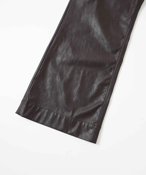 Wrangler（ラングラー）の「Wrangler Womens SYNTHETIC LEATHER FRARE OVERALL WI1393（つなぎ/オールインワン・レディース・ブラウン/ブラック・S/XS/SMALL/X-SMALL）」の5枚目の写真