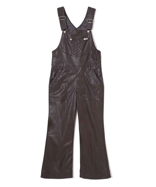 Wrangler（ラングラー）の「Wrangler Womens SYNTHETIC LEATHER FRARE OVERALL WI1393（つなぎ/オールインワン・レディース・ブラウン/ブラック・S/XS/SMALL/X-SMALL）」の9枚目の写真