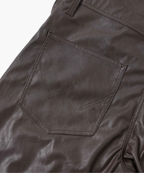 Wrangler（ラングラー）の「Wrangler Womens SYNTHETIC LEATHER FRARE OVERALL WI1393（つなぎ/オールインワン・レディース・ブラウン/ブラック・S/XS/SMALL/X-SMALL）」の11枚目の写真