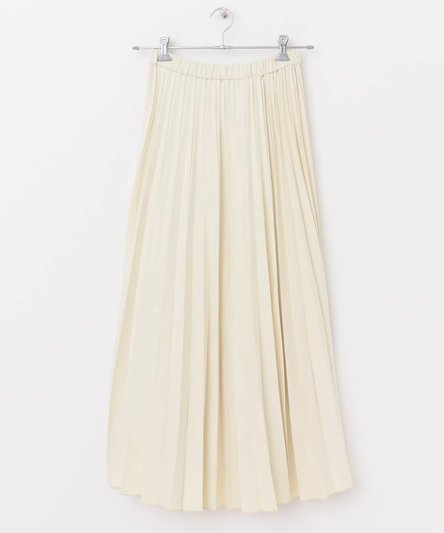 KBF（ケイビーエフ）の「スエードプリーツスカート（スカート・レディース・チャコールグレー/ブルー/アイボリー・ONE）」の6枚目の写真