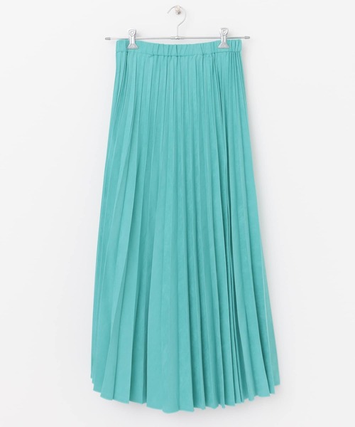 KBF（ケイビーエフ）の「スエードプリーツスカート（スカート・レディース・チャコールグレー/ブルー/アイボリー・ONE）」の17枚目の写真