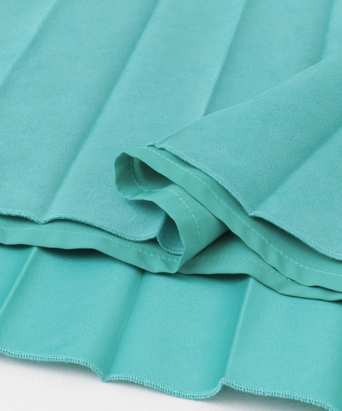 KBF（ケイビーエフ）の「スエードプリーツスカート（スカート・レディース・チャコールグレー/ブルー/アイボリー・ONE）」の7枚目の写真