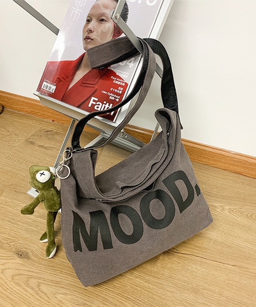 aimoha(アイモハ)の「大容量でビッグキャンバストートバッグ(カエル付き)(トートバッグ・レディース・ブラック/チョコ・FREE)」の12枚目の写真