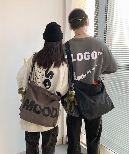 aimoha(アイモハ)の「大容量でビッグキャンバストートバッグ(カエル付き)(トートバッグ・レディース・ブラック/チョコ・FREE)」の20枚目の写真