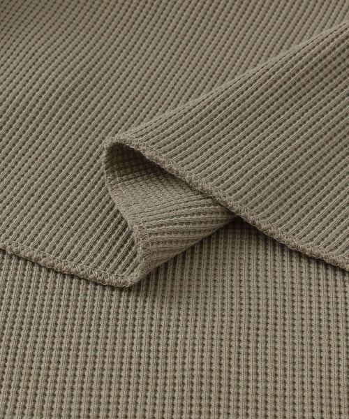 URBAN RESEARCH DOORS（アーバンリサーチドアーズ）の「サーマルキーネックカットソー（Tシャツ/カットソー・レディース・ブラック/オフホワイト/カーキ・ONE）」の14枚目の写真