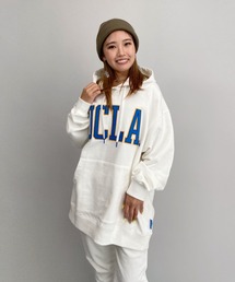 ANTIBAL/アンティバル UCLA/ユーシーエルエー ビッグシルエット カレッジロゴパーカー/セットアップ対応 214AN2PK029