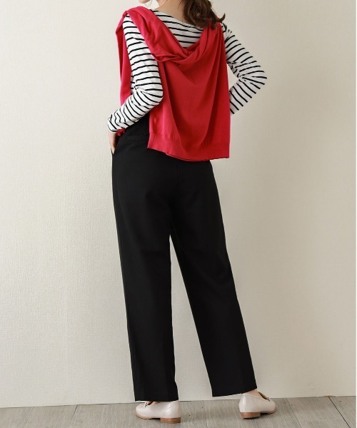 SUGAR BISKET（シュガービスケット）の「サスペンダー付きセンタープレステーパードパンツ（その他パンツ・レディース・ブラック/ダークグレー/ライトグレー/ブラウン・M/L）」の14枚目の写真