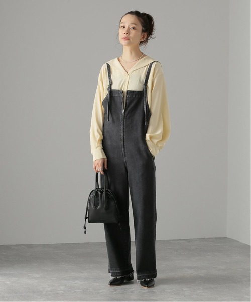 JOURNAL STANDARD（ジャーナルスタンダード）の「SYクロスセーラーブラウス（シャツ/ブラウス・レディース・ホワイト/ネイビー/イエロー・FREE）」の11枚目の写真