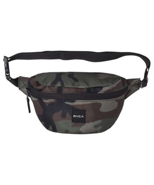RVCA（ルーカ）の「RVCA メンズ  RVCA WAIST PACK II バッグ【2021年秋冬モデル】/ルーカボディバッグ・ウエストポーチ（ボディバッグ/ウエストポーチ・メンズ・カモフラージュ/ブラック×ホワイト/ブラック/マルチ・FREE）」の4枚目の写真