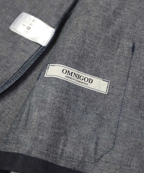 Yarmo（ヤーモ）の「[ Yarmo×OMNIGOD ] 別注 デニム ドライバースジャケット（テーラードジャケット・レディース・ワンウォッシュ・M-L）」の18枚目の写真