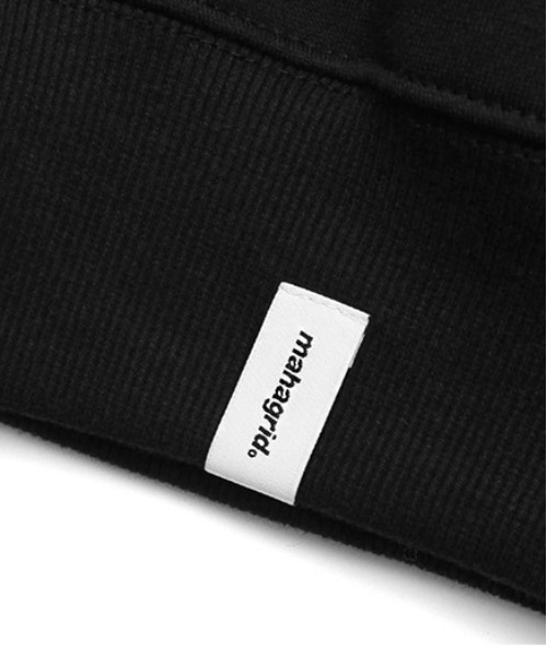 MAHAGRID（マハグリッド）の「【mahagrid】THIRD LOGO CREWNECK / マハグリッド サード ロゴ クルーネック 裏起毛（スウェット・メンズ・ネイビー/グレー/アイボリー/チャコールグレー/パープル/ブラック/ライトグリーン・SMALL/MEDIUM/LARGE/X-LARGE）」の10枚目の写真