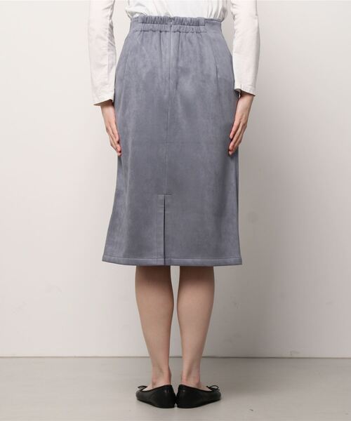 NARACAMICIE（ナラカミーチェ）の「エコスエードスカート（スカート・レディース・ブルー/ベージュ・MEDIUM）」の17枚目の写真