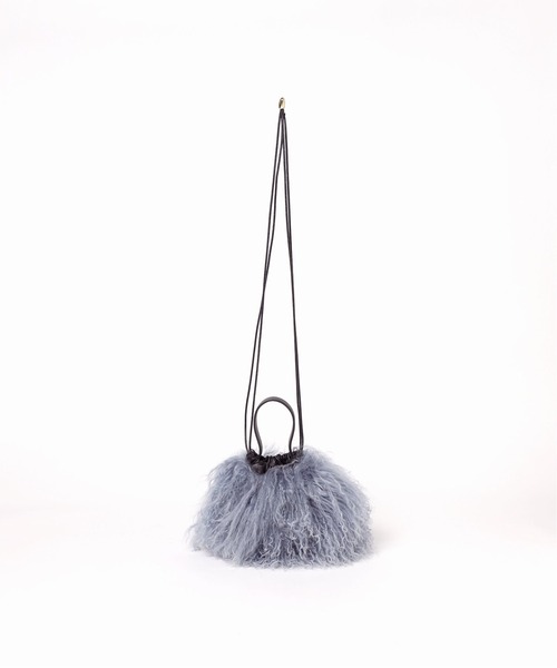 arron（アローン）の「【arron/アローン】別注ファーバッグ（ショルダーバッグ・レディース・ピンク/ブルー系その他・FREE）」の10枚目の写真