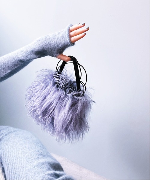 arron（アローン）の「【arron/アローン】別注ファーバッグ（ショルダーバッグ・レディース・ピンク/ブルー系その他・FREE）」の18枚目の写真