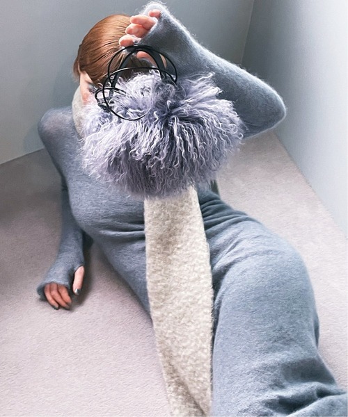 arron（アローン）の「【arron/アローン】別注ファーバッグ（ショルダーバッグ・レディース・ピンク/ブルー系その他・FREE）」の21枚目の写真