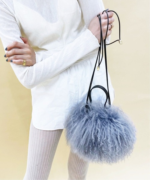 arron（アローン）の「【arron/アローン】別注ファーバッグ（ショルダーバッグ・レディース・ピンク/ブルー系その他・FREE）」の9枚目の写真