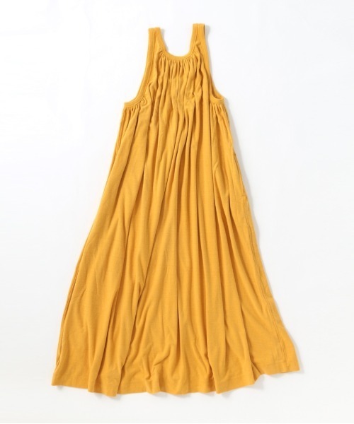 ワンピース unfil raw silk plain-jersey tank dress UNFIL（アンフィル）の「unfil アンフィル / raw silk plain