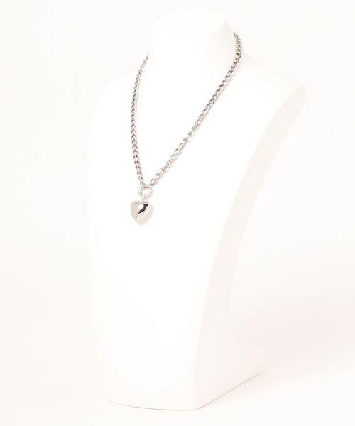 PBLIM（ページボーイリム）の「【PAGEBOYLIM】ハートネックレス（ネックレス・レディース・シルバー/ゴールド・FREE）」の3枚目の写真