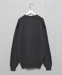 24AW H BEAUTY&YOUTH ソリッドウール9G Vネックカーディガン エイチビューティーアンドユースユナイテッドアローズ H BEAUTY