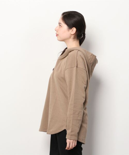 RIKKA FEMME(リッカファーム)の「RIKKA FEMME/リッカファム パーカー Q21FW07(パーカー・レディース・ホワイト/グレー/ブラウン・FREE)」の4枚目の写真