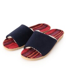 Dessin（デッサン）の「チェックルームシューズ（ルームシューズ/スリッパ）」