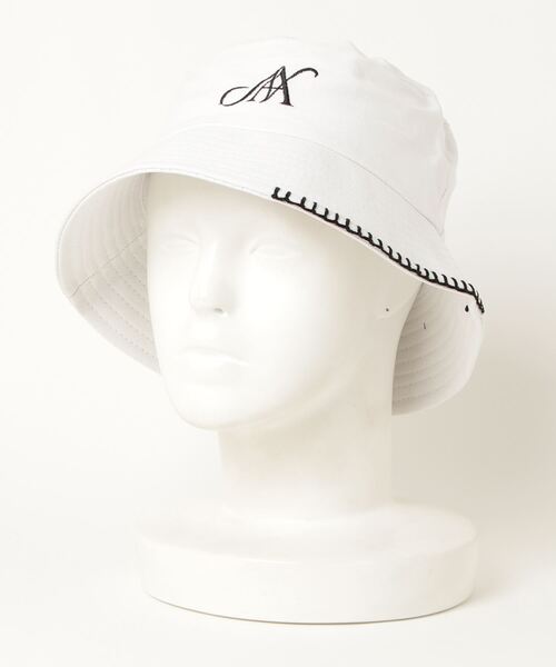 A'GEM/9』ブランケットステッチ バケットハット A'GEM/9│A'GEM/9×.KOM