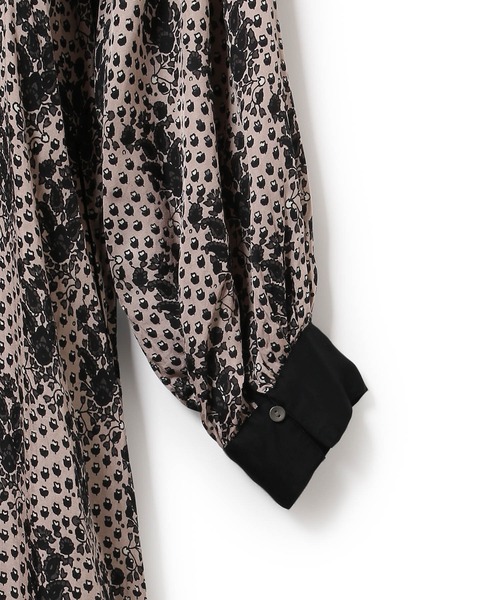 セール】【ne Quittez pas】MODAL SATIN ETHNIC PRINT DRESS