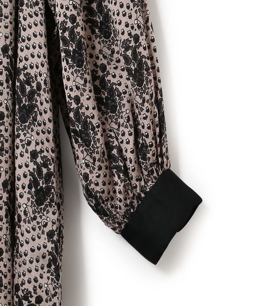 セール】【ne Quittez pas】MODAL SATIN ETHNIC PRINT DRESS