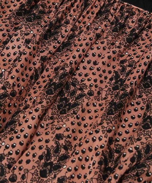 セール】【ne Quittez pas】MODAL SATIN ETHNIC PRINT DRESS