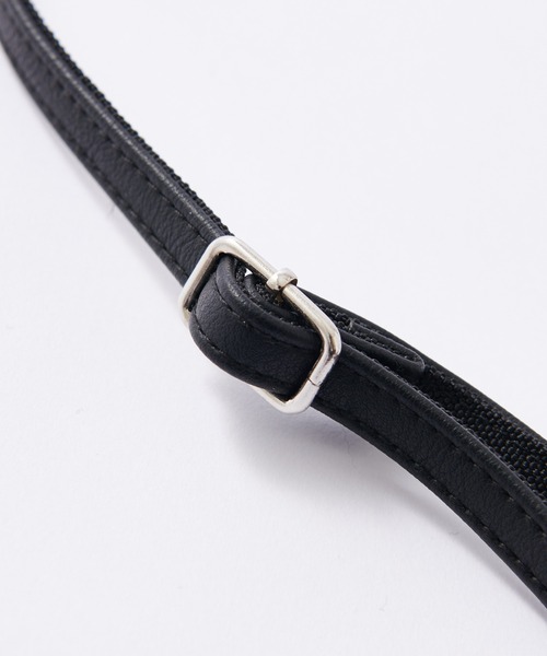 COLONY 2139（コロニートゥーワンスリーナイン）の「【新色追加】フェイクレザー巾着ショルダーバッグ（ショルダーバッグ・メンズ・ホワイト/ブラック/レッド/ピンク/シルバー/イエロー/ブルー/グリーン・FREE）」の18枚目の写真