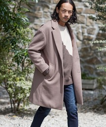 CAMBIO | mj8258-カットメルトンオーバーサイズチェスターコート(チェスターコート)