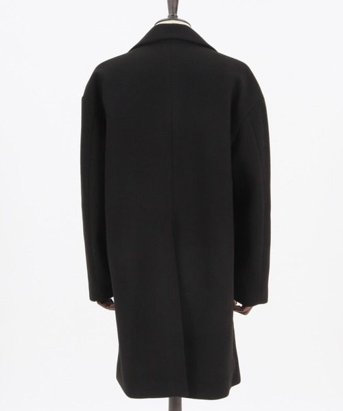 CAMBIO(カンビオ)の「mj8258-カットメルトンオーバーサイズチェスターコート(チェスターコート・メンズ・ブラック/グリーン/グレイッシュベージュ・M/L)」の9枚目の写真