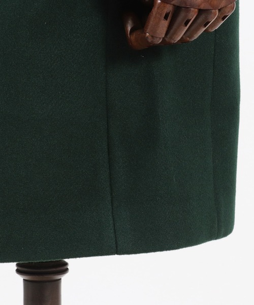 CAMBIO(カンビオ)の「mj8258-カットメルトンオーバーサイズチェスターコート(チェスターコート・メンズ・ブラック/グリーン/グレイッシュベージュ・M/L)」の18枚目の写真