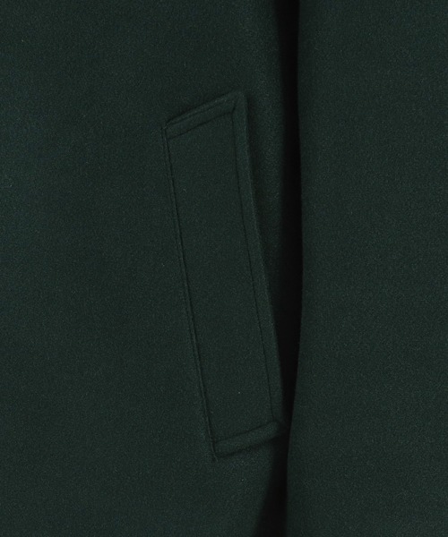CAMBIO(カンビオ)の「mj8258-カットメルトンオーバーサイズチェスターコート(チェスターコート・メンズ・ブラック/グリーン/グレイッシュベージュ・M/L)」の10枚目の写真