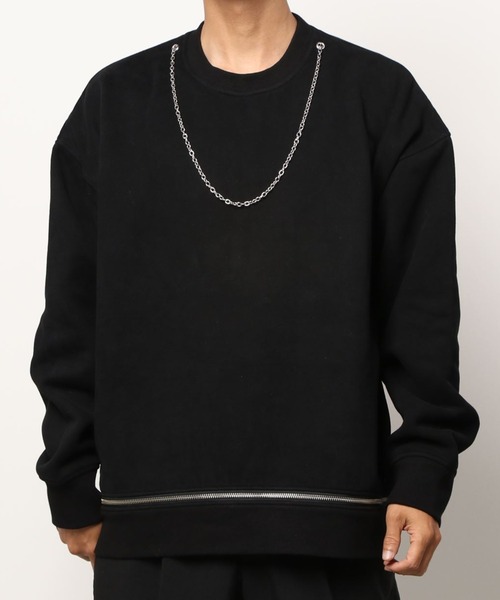 DANKE SCHON(ダンケシェーン)の「DankeSchon/ダンケシェーン/チェーンスウェット(スウェット・メンズ・ブラック/グレー・LARGE/MEDIUM)」の10枚目の写真