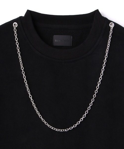 DANKE SCHON(ダンケシェーン)の「DankeSchon/ダンケシェーン/チェーンスウェット(スウェット・メンズ・ブラック/グレー・LARGE/MEDIUM)」の14枚目の写真