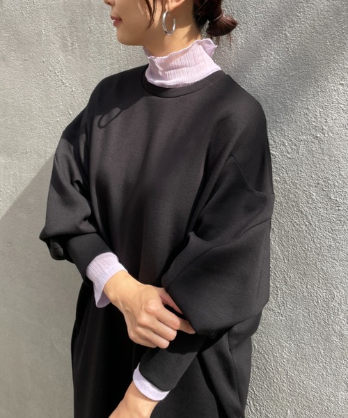 BONbazaar（ボンバザール）の「タートルネックシアーカットソー（Tシャツ/カットソー・レディース・パープル・FREE）」の18枚目の写真