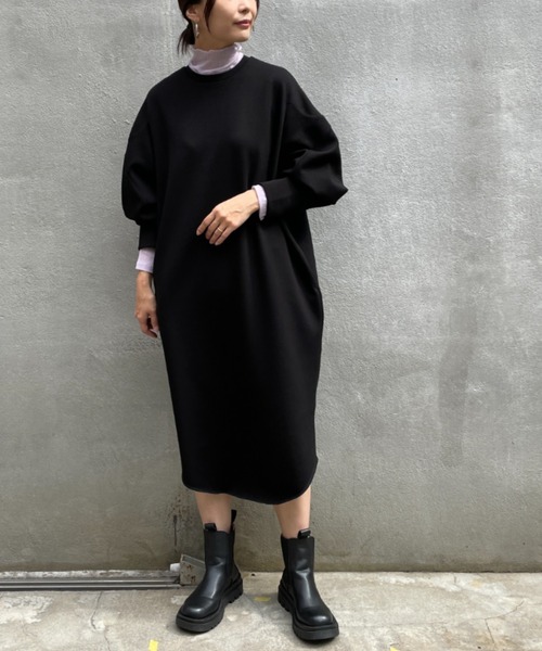 BONbazaar（ボンバザール）の「タートルネックシアーカットソー（Tシャツ/カットソー・レディース・パープル・FREE）」の21枚目の写真