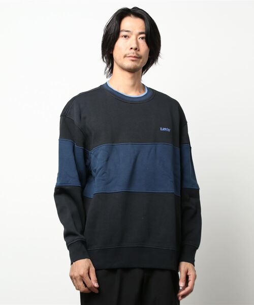 Levi's（リーバイス）の「【Levi's】カラーブロックスウェットクルー