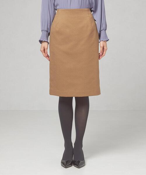 closet story(クローゼットストーリー)の「<closet story>ミニスクエア ジャカード タイトスカート -ウォッシャブル-(スカート・レディース・ベージュ/ネイビー・FREE)」の14枚目の写真