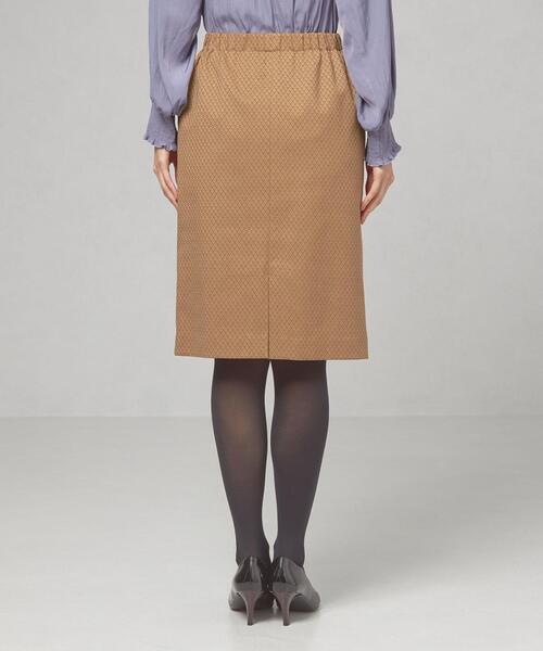closet story(クローゼットストーリー)の「<closet story>ミニスクエア ジャカード タイトスカート -ウォッシャブル-(スカート・レディース・ベージュ/ネイビー・FREE)」の10枚目の写真